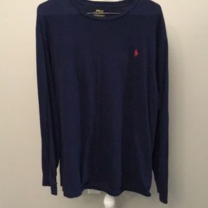 Long sleeve polo shirt